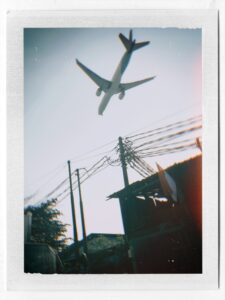airplane overhead