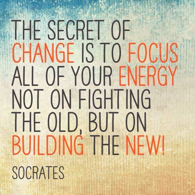Socrates secret of change quote